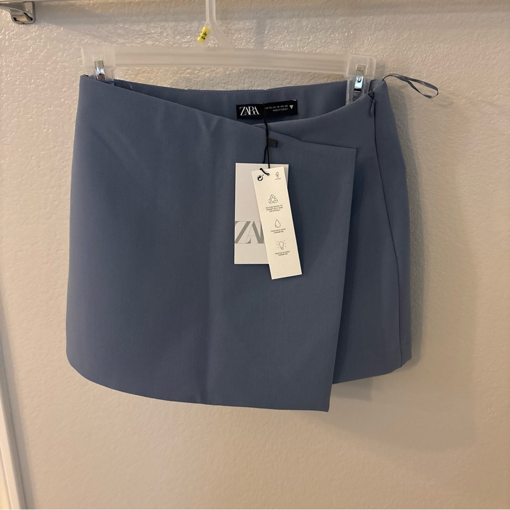 Zara Women's Slate Blue Mini Skirt